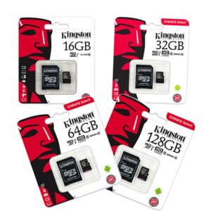 Memoria micro SD Kingston 32GB - 64GB - 128GB 256GB