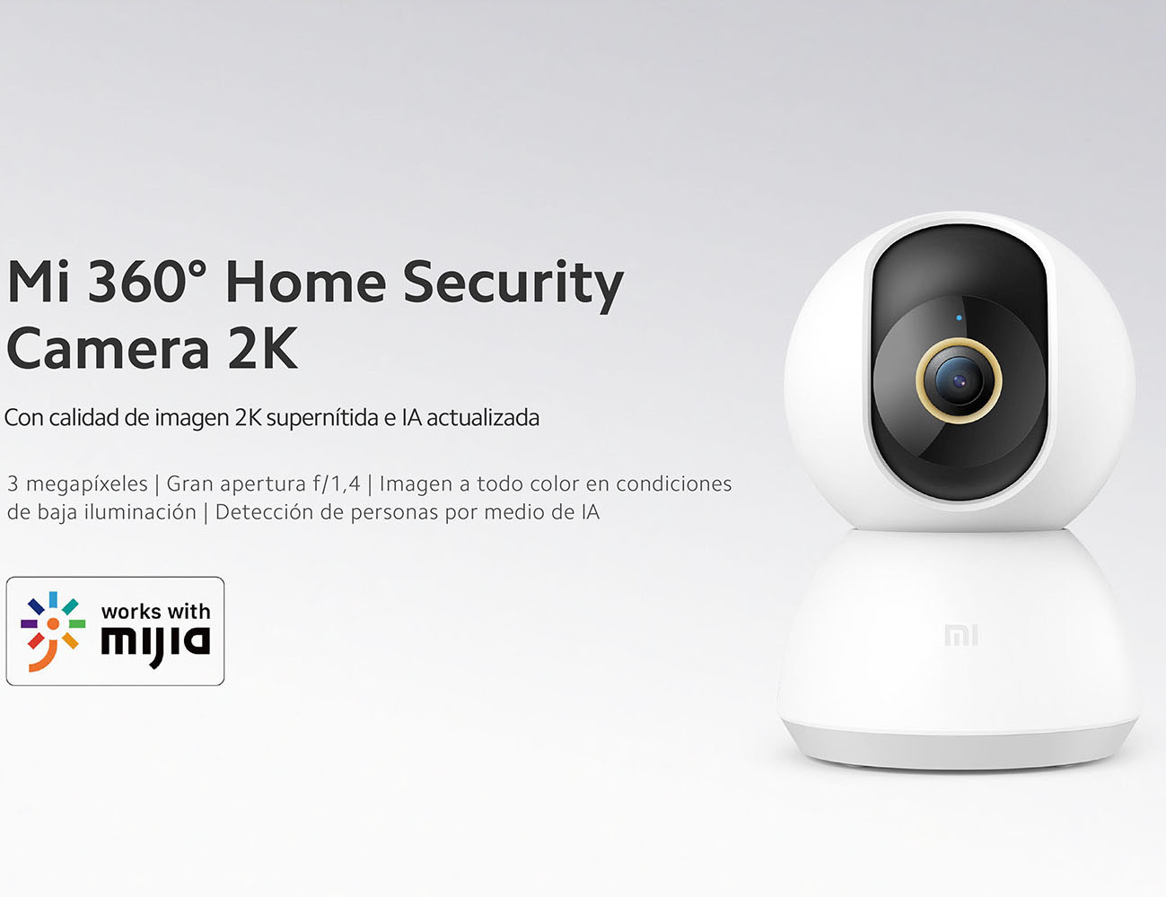 Cámara Xiaomi Mi 360° Home Security 2K - ACP Tecnopolis