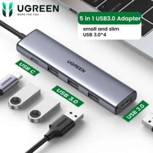 Adaptador HUB Ugreen CM473 USB C 3.0 4 Puertos