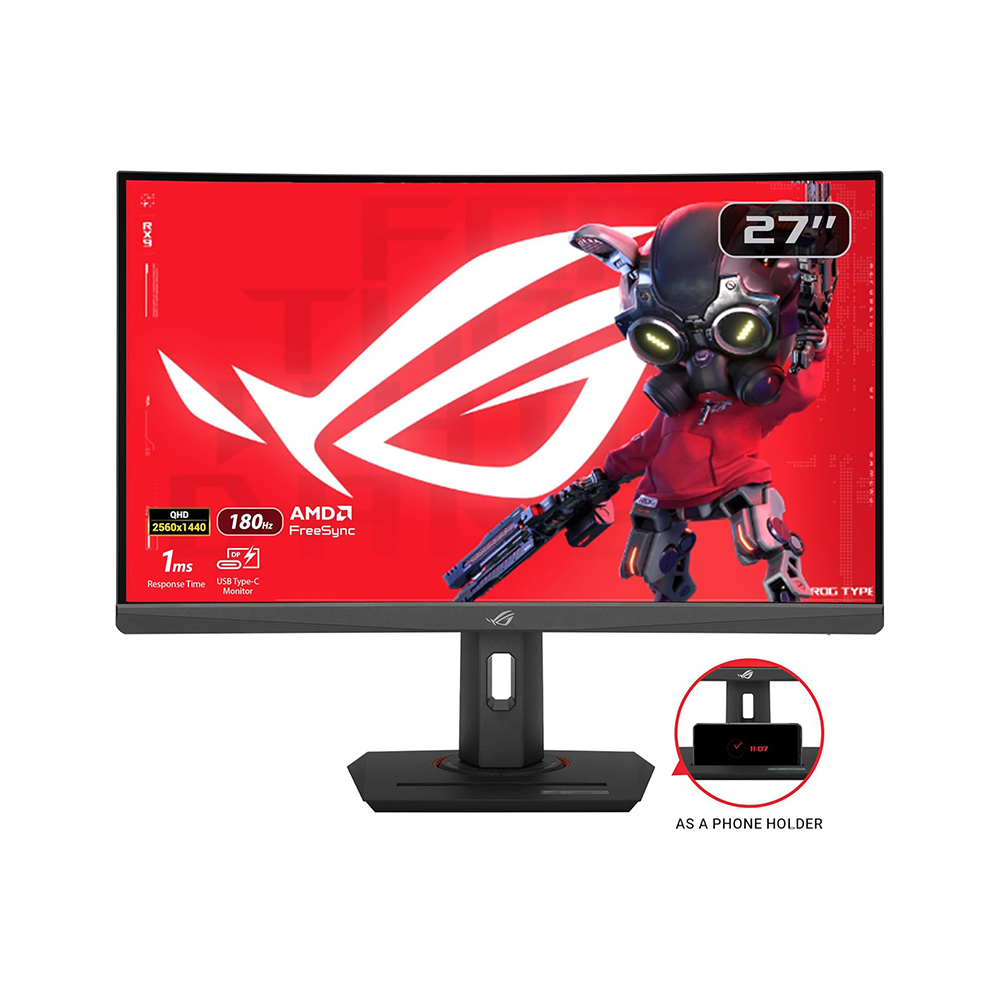 Monitor Gaming Asus ROG Strix XG27WCS 27.0" QHD Fast VA 180Hz Curvo (2560 x 1440) HDMI - DisplayPort - Imagen 7