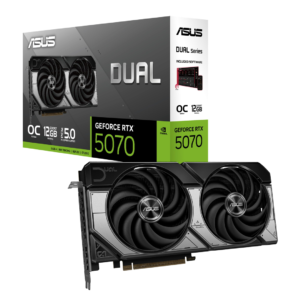 Tarjeta de video Asus Dual GeForce RTX 5070 OC Edition 12GB