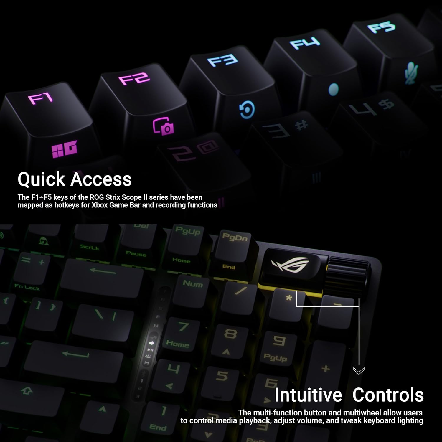 Teclado Gamer Asus Rog Strix Scope II 96 Wireless - Imagen 7