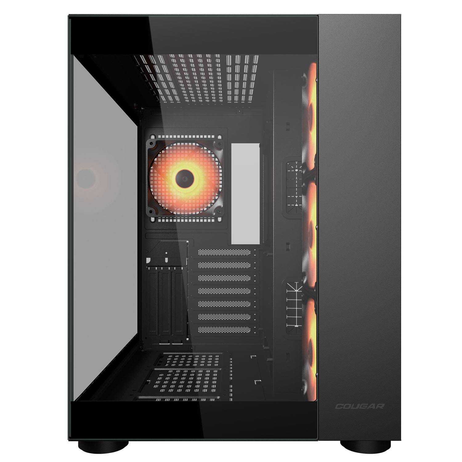 Case gaming Cougar FV150 Series RGB (Mid Tower, ATX, panel de vidrio templado, RGB) - Imagen 3