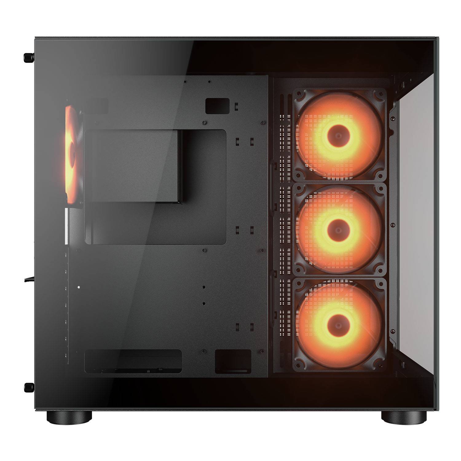 Case gaming Cougar FV150 Series RGB (Mid Tower, ATX, panel de vidrio templado, RGB) - Imagen 6