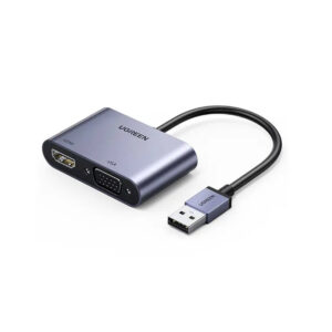 Adaptador UGREEN CM449 Usb a HDMI + VGA